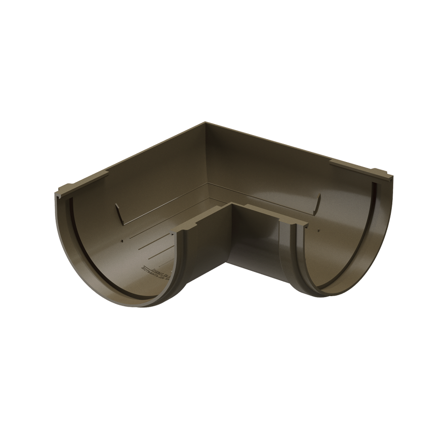 Угол желоба 90˚, Docke Premium, Цвет Каштан купить в Симферополe