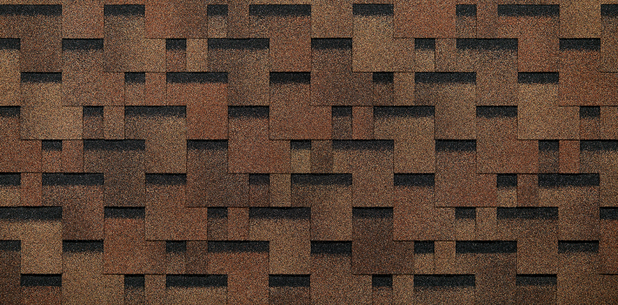 Гибкая черепица EURASIA Docke, Лабиринт, Светло-коричневый купить в Симферополe