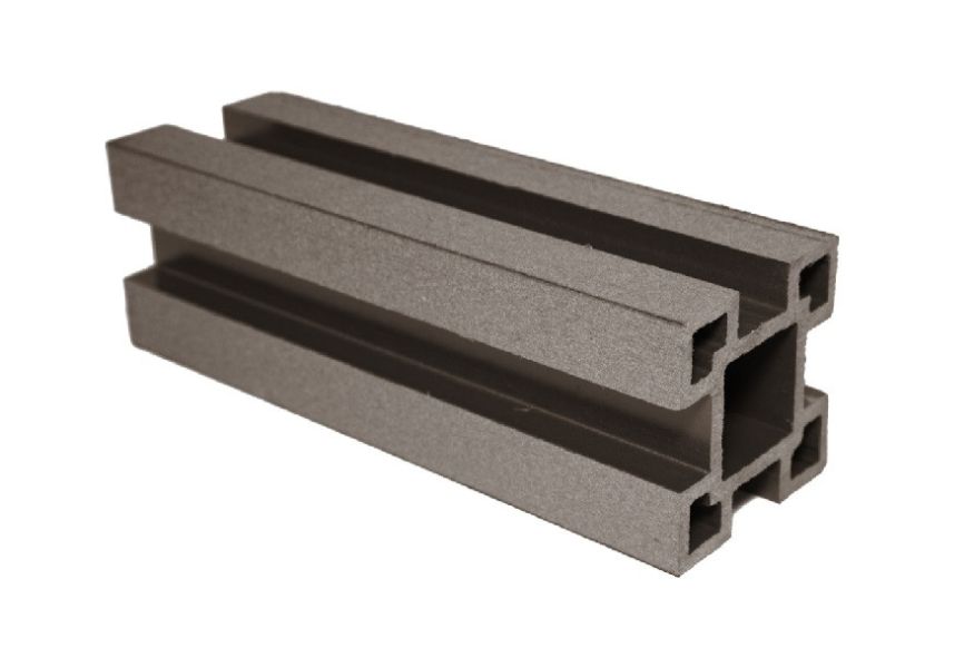 Столб с пазами ДПК AЙ-ТЕХПЛАСТ шоколадный купить в Симферополe