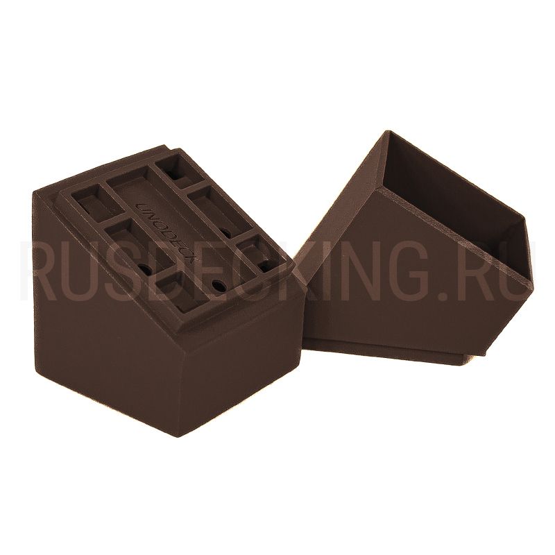 Крепление балясины наклонное RusDecking Unodeck Венге купить в Симферополe