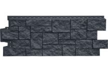 Фасадная панель Grand Line, Дикий камень Classic, Графит