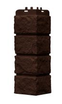 Угол наружный Grand Line, Колотый камень Classic, Шоколадный