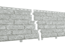 Фасадные панели Ю-Пласт Стоун Хаус Кварцит, Светло-серый