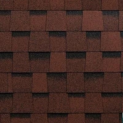 Двухслойная ламинированная черепица Shinglas, Фазенда, Красный цвет купить в Симферополe