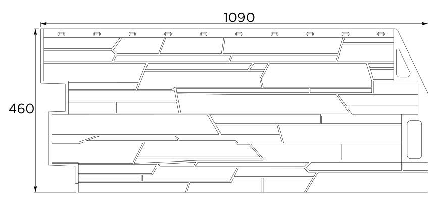 Фасадная панель FineBer Скала, Кварцевый купить в Симферополe