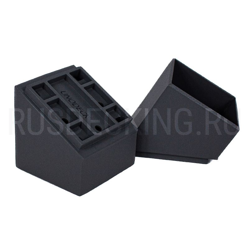 Крепление балясины наклонное RusDecking Unodeck Графит купить в Симферополe