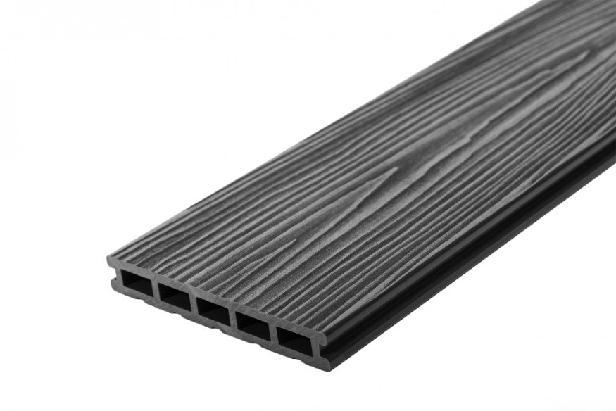 Террасная доска из ДПК RusDecking Unodeck Mogano - Цвет графит купить в Симферополe