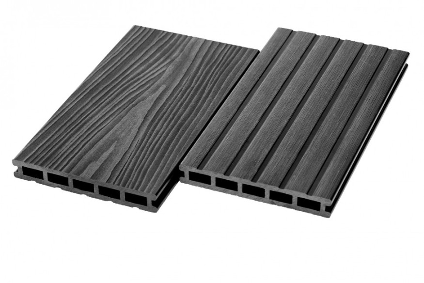 Террасная доска из ДПК RusDecking Unodeck Mogano - Цвет графит купить в Симферополe