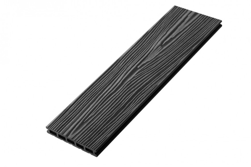 Террасная доска из ДПК RusDecking Unodeck Mogano - Цвет графит купить в Симферополe
