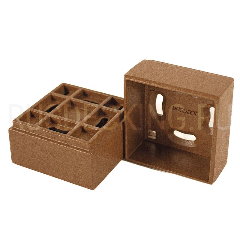 Крепление балясины прямое RusDecking Unodeck Орех купить в Симферополe