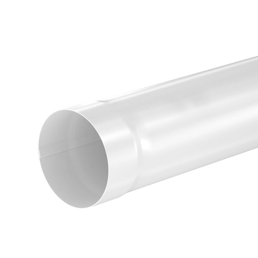 Труба водосточная 3000мм Aquasystem, RAL 9003 Белый 150/100 купить в Симферополe