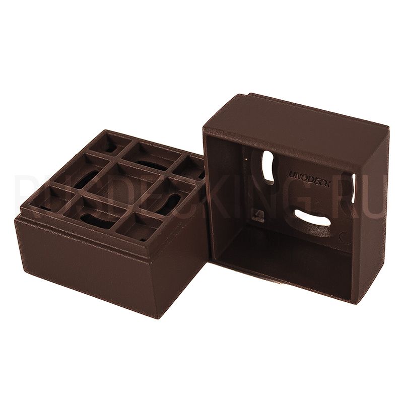 Крепление балясины прямое RusDecking Unodeck Венге купить в Симферополe