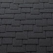 Гибкая черепица KATEPAL AMBIENT черного цвета