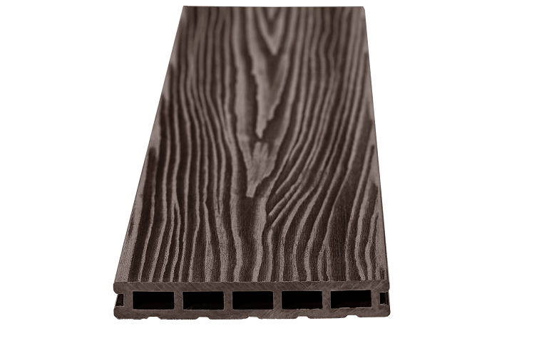 Террасная доска из ДПК RusDecking Unodeck Mogano - Цвет Венге купить в Симферополe