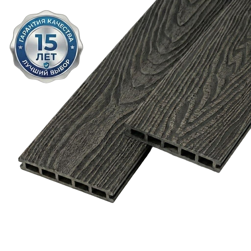 Террасная доска ДПК GardenParkett Патио, Графит купить в Симферополe