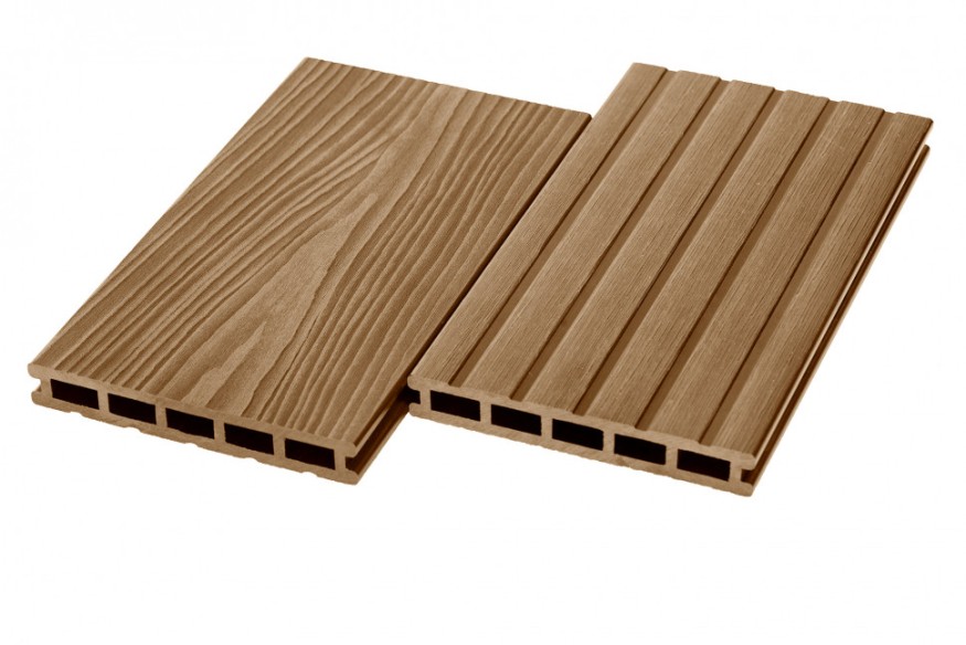 Террасная доска ДПК RusDecking Unodeck Могано - Цвет ореха купить в Симферополe