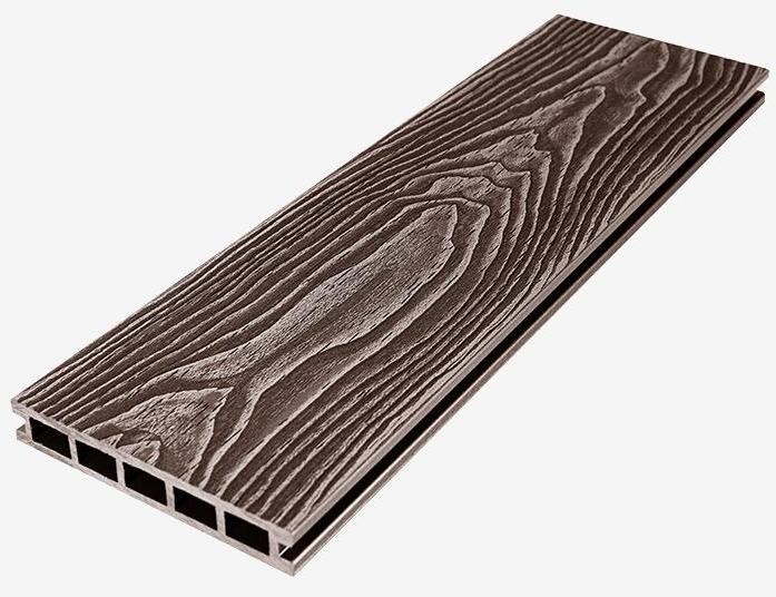 Террасная доска из ДПК RusDecking Unodeck Vintage - Цвет Венге купить в Симферополe