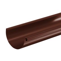 Желоб водосточный Aquasystem, RAL 8017 Тёмно Коричневый 125/90