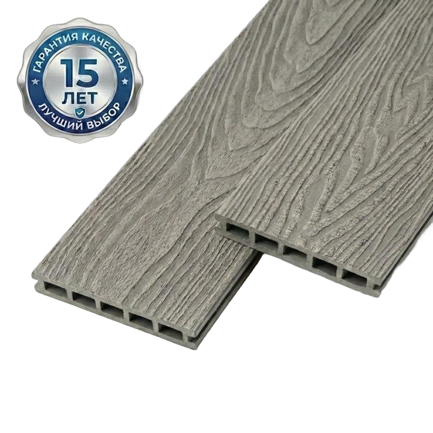 Террасная доска ДПК GardenParkett Патио, Серый купить в Симферополe