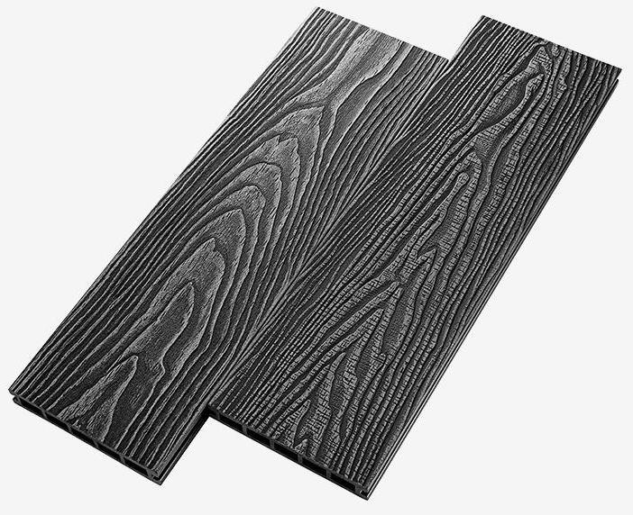 Террасная доска из композитного материала RusDecking Unodeck Vintage - Цвет Графит купить в Симферополe