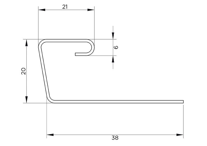 J-профиль FineBer, BrickHouse, Белый цвет купить в Симферополe