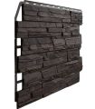 Фасадная панель Fineber, 3D Скол, Тёмный коричневый купить в Симферополe