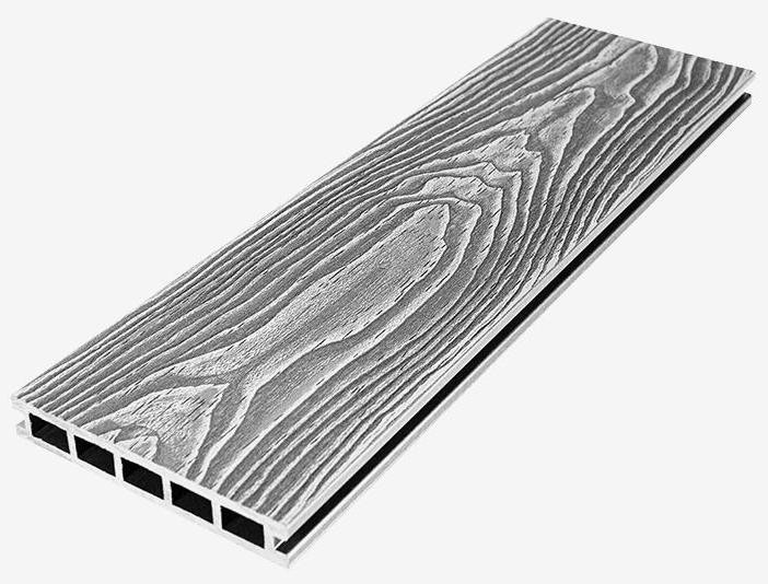 Террасная доска из ДПК RusDecking Unodeck Vintage - Цвет: Серый купить в Симферополe