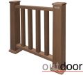 Ограждение из ДПК Outdoor Classic 3D STORM в коричневом миксе. купить в Симферополe