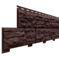 Фасадные панели Доломит, Скалистый риф премиум, Цвет Каштан купить в Симферополe