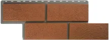 Фасадная панель Альта-Профиль Неаполитанский камень Терракотовый