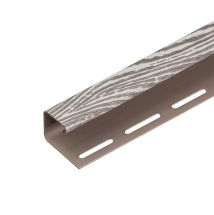 J-профиль Tecos Lux, цвет &amp;quot;Алтайская береза&amp;quot;