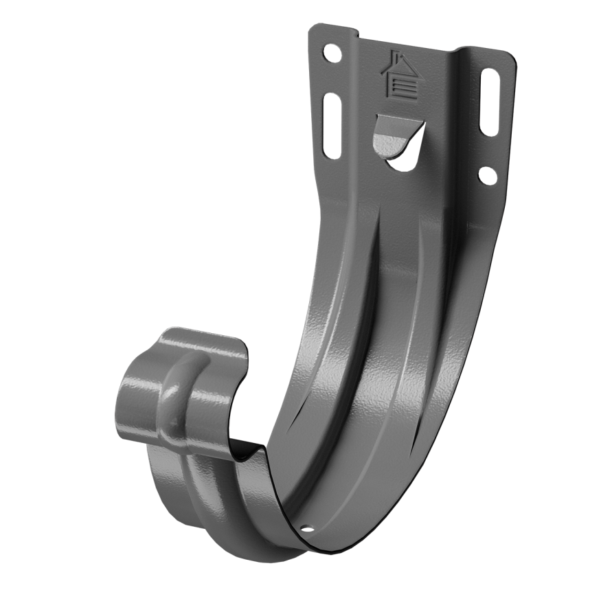 Кронштейн карнизный для желоба Docke Stal Premium, графитовый, штампованный купить в Симферополe