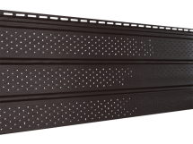 Классический софит Ю-пласт, Коричневый (с полной перфорацией)