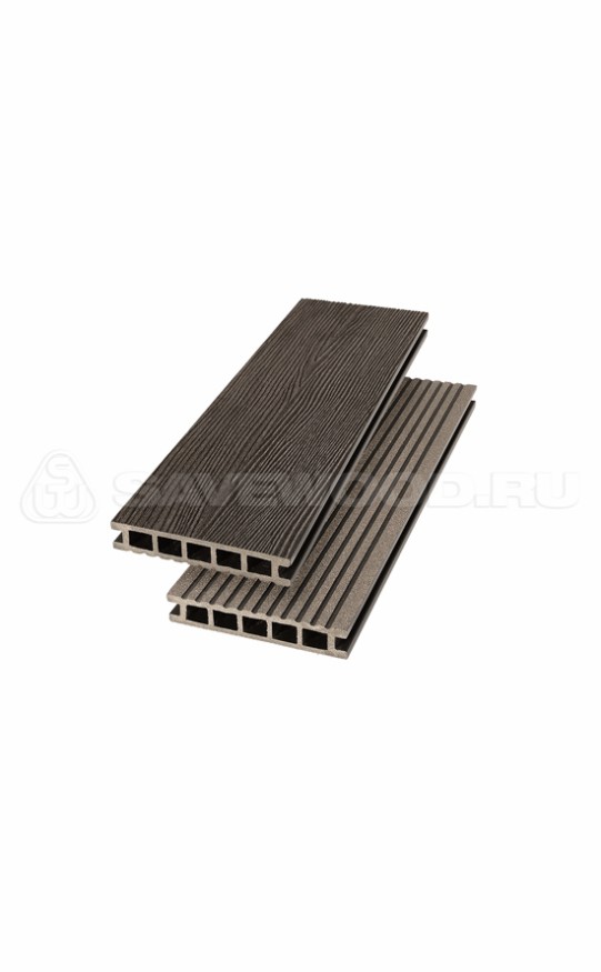 Террасная доска ДПК SaveWood, SW Ornus (R), Темно-коричневый купить в Симферополe