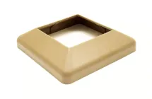 Крышка нижняя ПВХ для столба 100х100 Deckart Орех