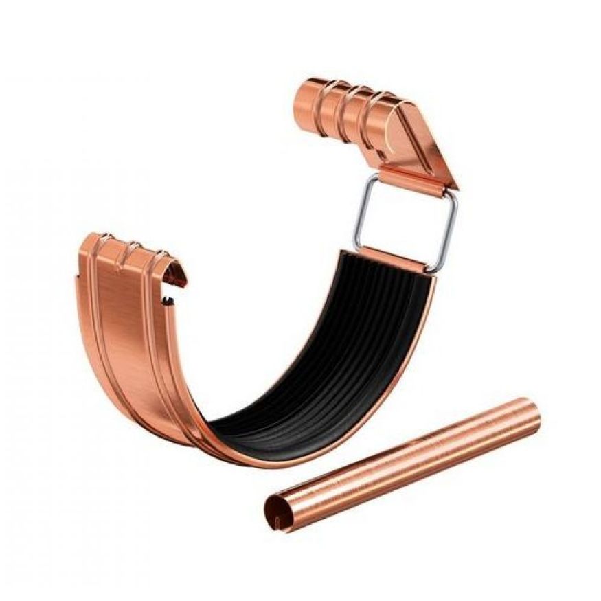 Соединитель желоба с резиновым уплотнителем Aquasystem из меди 150/100 купить в Симферополe