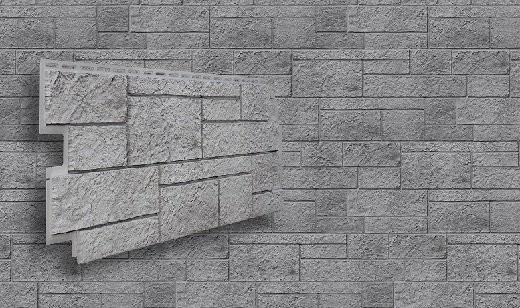Фасадная панель VOX Sandstone (Сандстоун) светло-серого цвета купить в Симферополe
