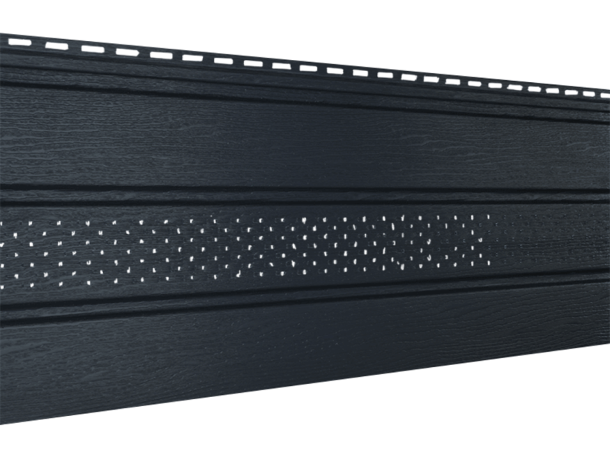 Классический софит Ю-пласт, Графитовый (с частичной перфорацией) купить в Симферополe