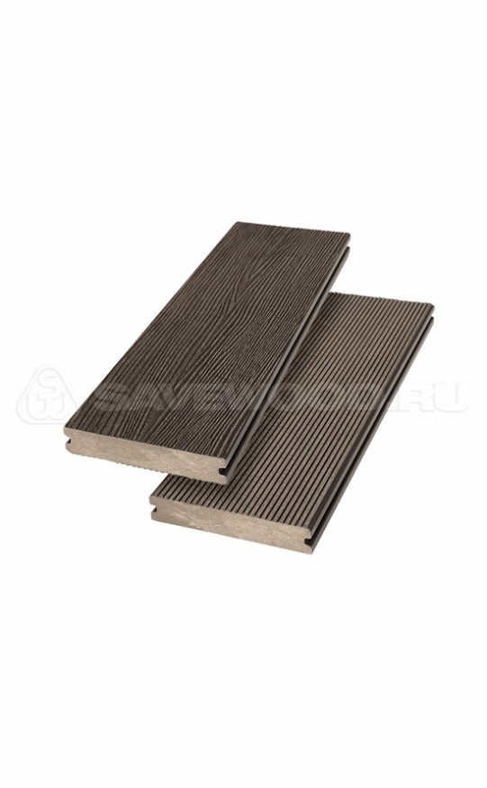 Террасная доска ДПК SaveWood, SW Abies (R), Темно-коричневый купить в Симферополe
