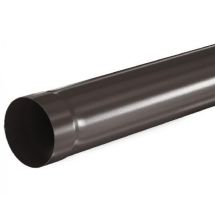 Водосточная труба Aquasystem RR 32, тёмно-коричневая, 1.00 м, 150/100