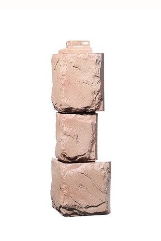 Угол Фасадного Облицовочного Материала Серии «Камень крупный» Цвет Терракота купить в Симферополe