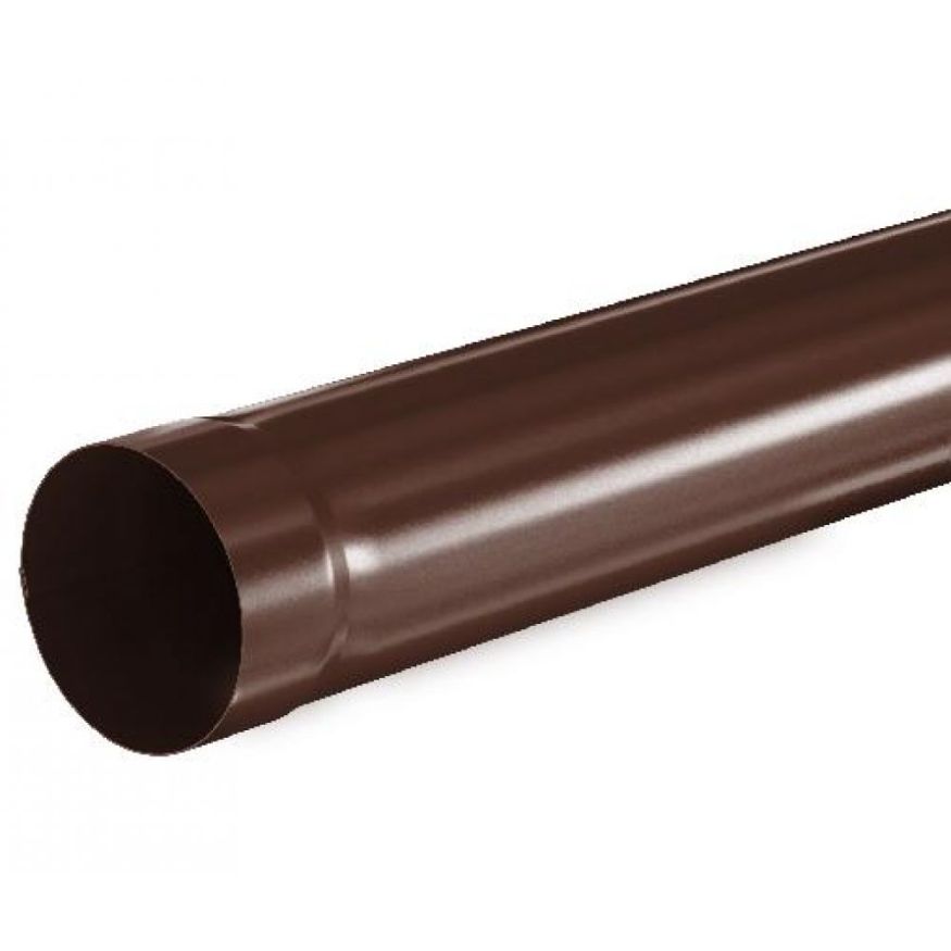 Водосточная труба Aquasystem, RAL 8017, коричневая, 1.00 м, 125/90. купить в Симферополe
