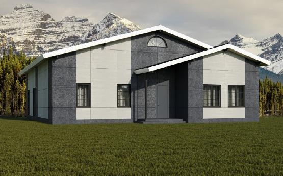 Фиброцементный сайдинг Roofas Board Stone Цвет Графит купить в Симферополe
