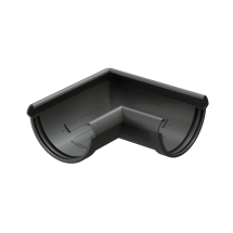 Угол желоба 90˚ Docke Lux, Графит