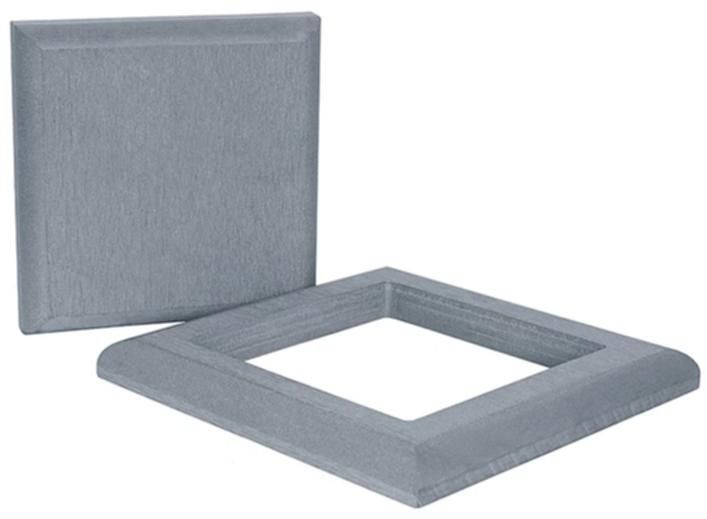 Комплект крышка и юбка ДПК для столба Polivan SINGARAJA серый цвет купить в Симферополe