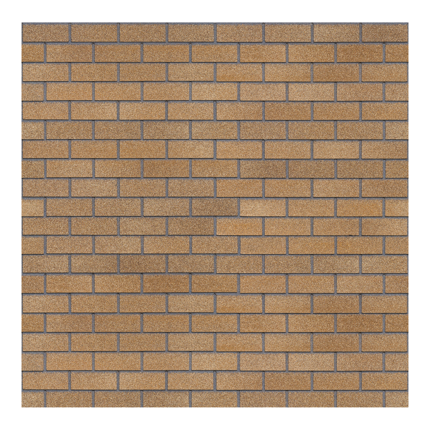 Битумная фасадная плитка Технониколь HAUBERK кирпич Песчаный, 2 кв.м. купить в Симферополe