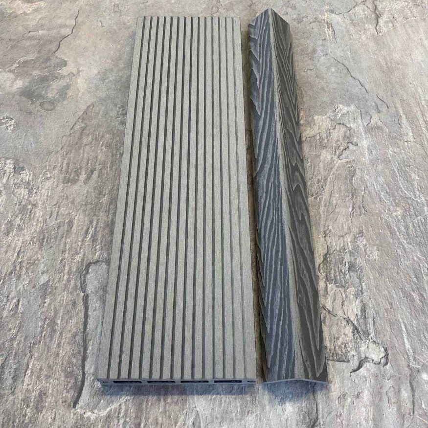 Террасная доска ДПК EasyDecking, Wood-X, Серый купить в Симферополe