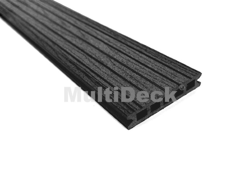 Террасная доска из ДПК MultiDeck Pro Цвет: Черный бархат купить в Симферополe