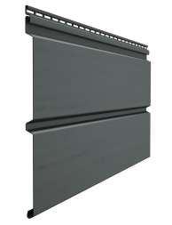 Виниловый сайдинг Docke, Брус D6S, Графит