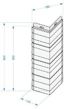 Угол Docke Алтай Кремовый